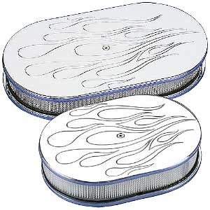 Oval Air Cleaner - Small Flame