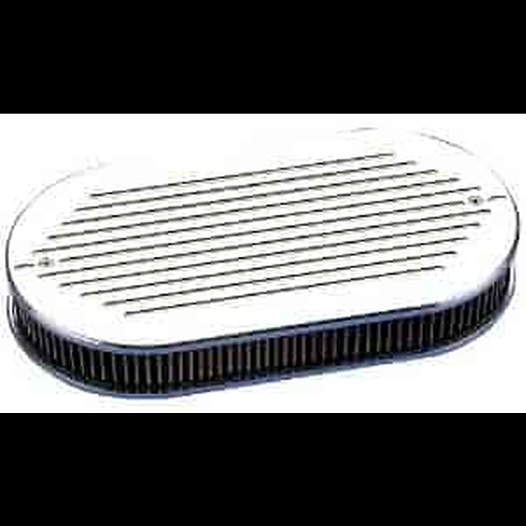 Dual Quad Air Cleaner Ball Milled 17-1/2" L x 9-3/9" "W x 3-1/4" H