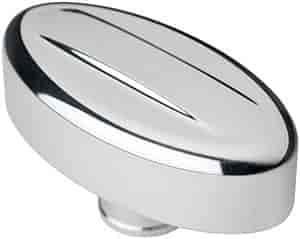 Retro Oval Valve Cover Breather Plain