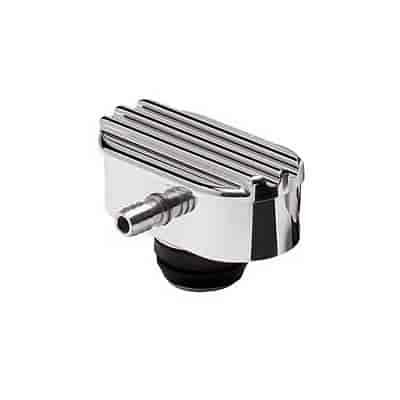 Oval Valve Cover Breather Ribbed