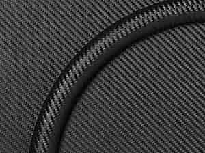 Steering Wheel Half Wrap Embossed Carbon Fiber Vinyl
