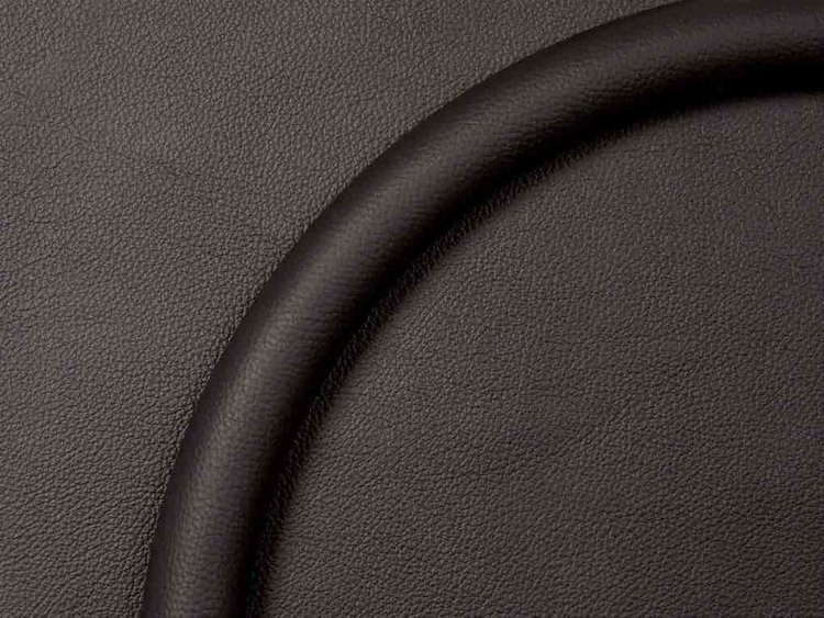 Steering Wheel Half Wrap Black leather
