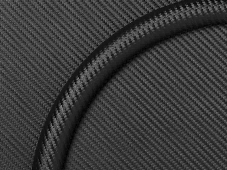 Steering Wheel Half Wrap Embossed Carbon Fiber Vinyl