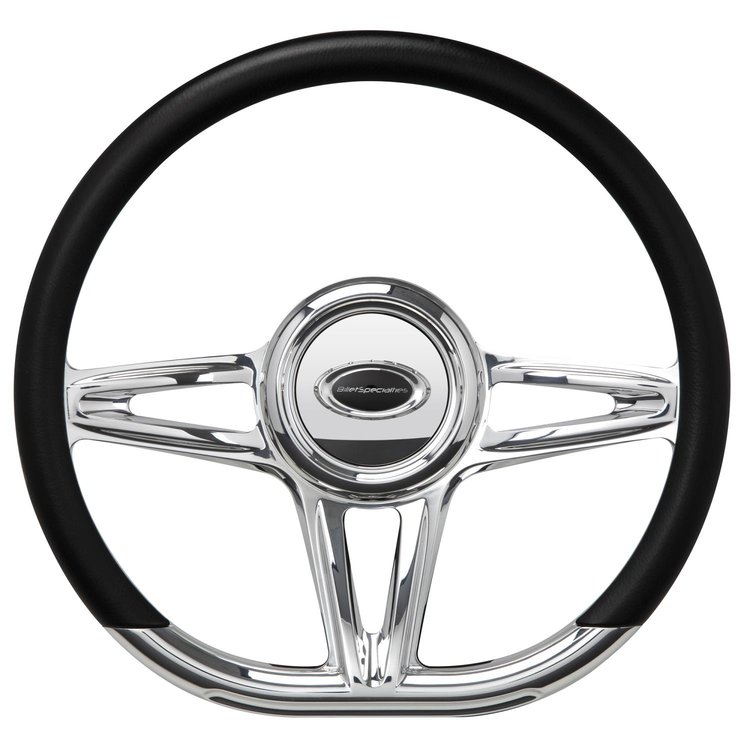 Aluminum D-Shaped Collection 14 in. "Victory" Series Steering Wheel