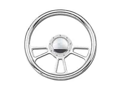 14" Steering Wheel " Solid Vintec" pattern