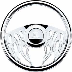 14" Steering Wheel "Flame" Pattern