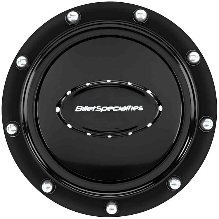 Pro-Style Horn Button Black Anodized