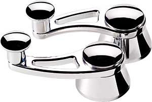 Billet Vent Window Cranks Polished Finish