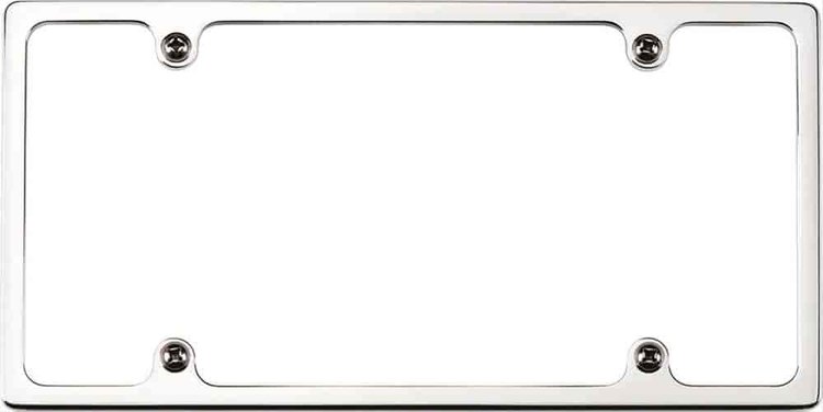 Billet License Plate Frame Plain slim line