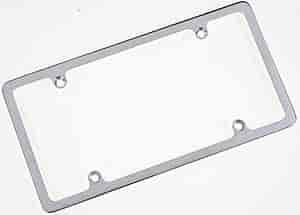Billet License Plate Frame Plain recessed