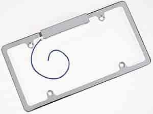 Billet License Plate Frame Plain recessed with light