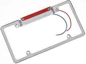 Billet License Plate Frame 3rd brake light recessed w/light