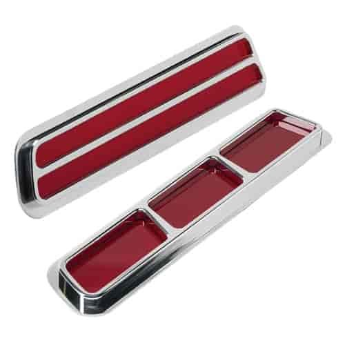 Billet Taillights Flush Mount for 1969 Chevy Camaro