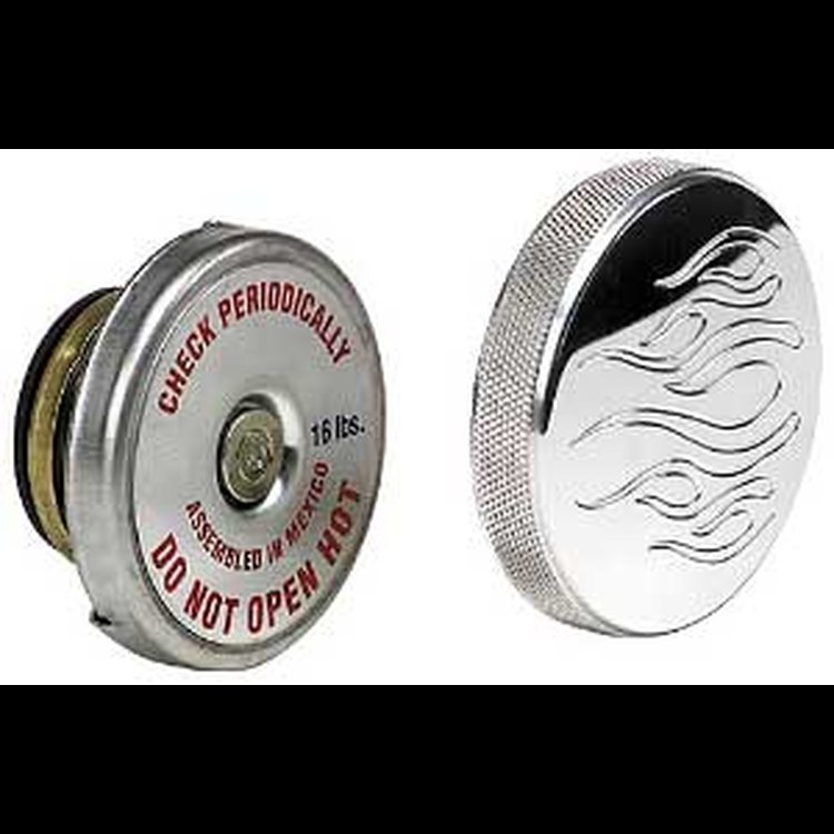 Billet 16psi Radiator Cap Flame