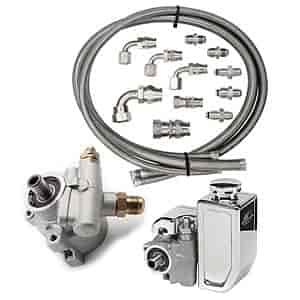 Bolt-On Power Steering Reservoir Kit Polished Bolt-On Power Steering Reservoir