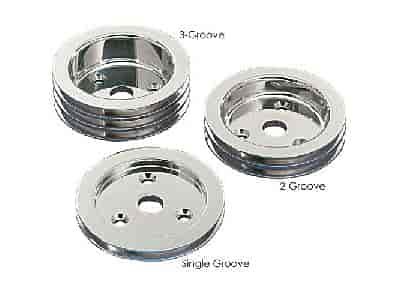 Crankshaft Pulley BB-Chevy Short Water Pump 2-Groove