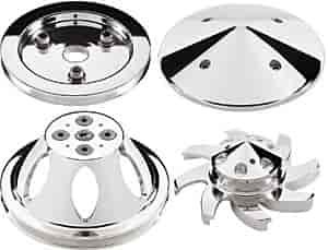 PULLEY KIT SBC SHORT 1GRV