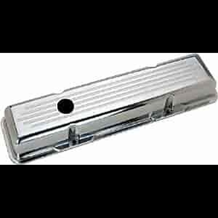 Small Block Valve Covers - Short Ball Milled