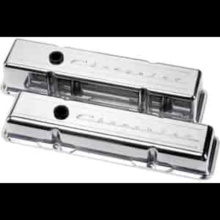 Small Block Valve Covers - Short Chevrolet Logo