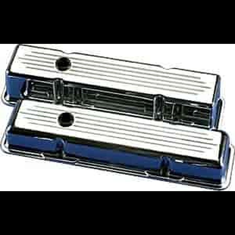 Small Block Valve Covers - Tall Ball Milled