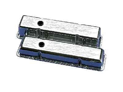 Small Block Valve Covers - Tall Flamed