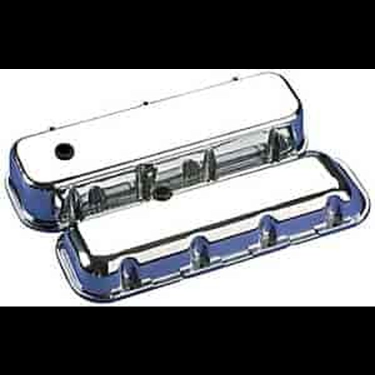 Big Block Valve Covers - Short Plain Polished