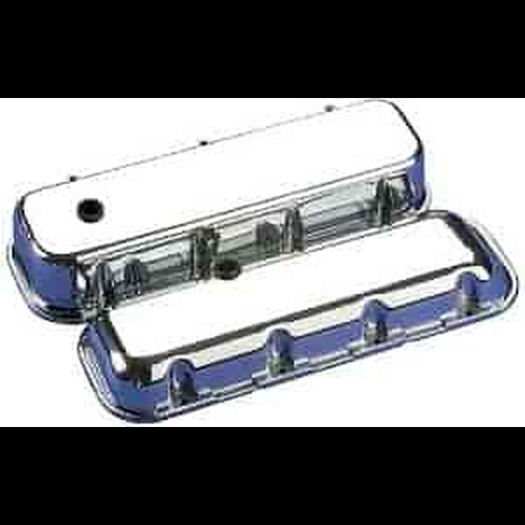 *USED - Big Block Valve Covers - Tall Plain Polished