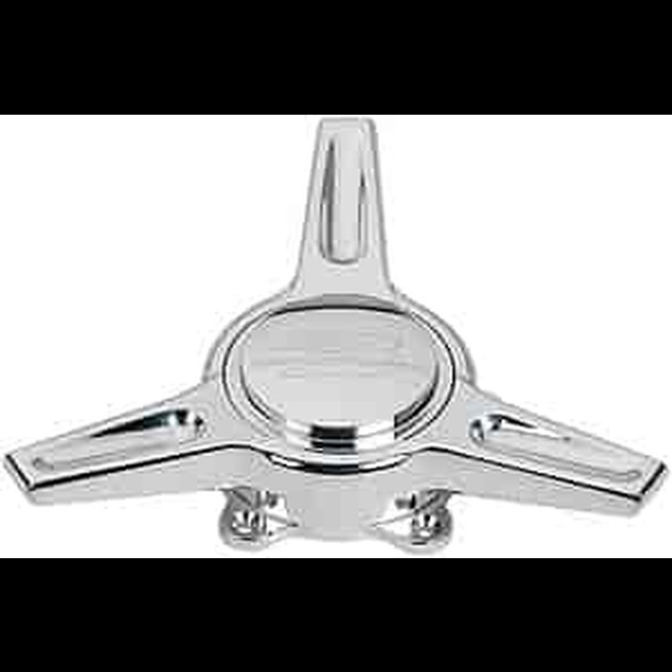 Polished Bolt-On Spinner Cap Flat
