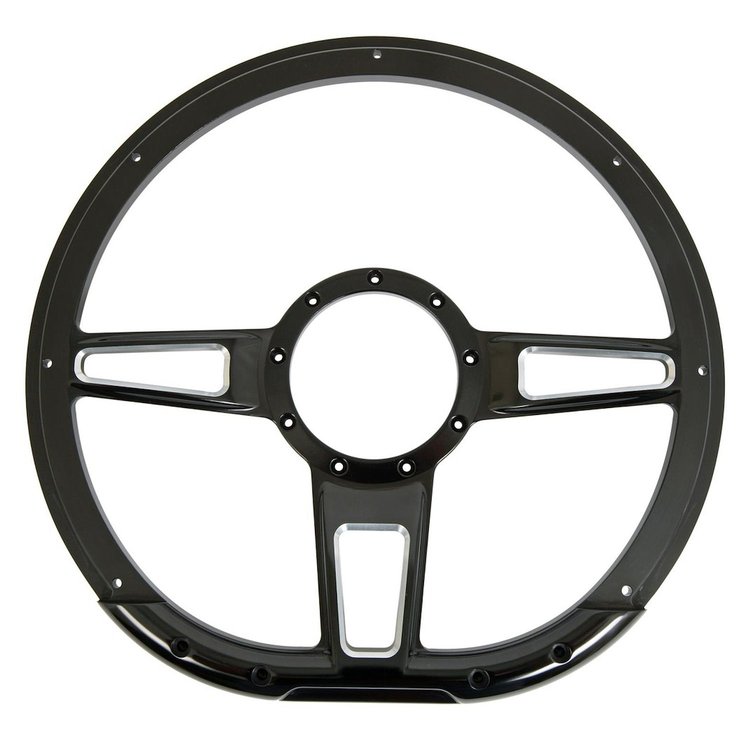 D-Shaped 14 in. Steering Wheel Formula
