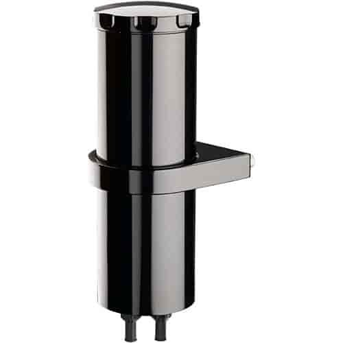 8.75" Billet Overflow Tank Black Finish