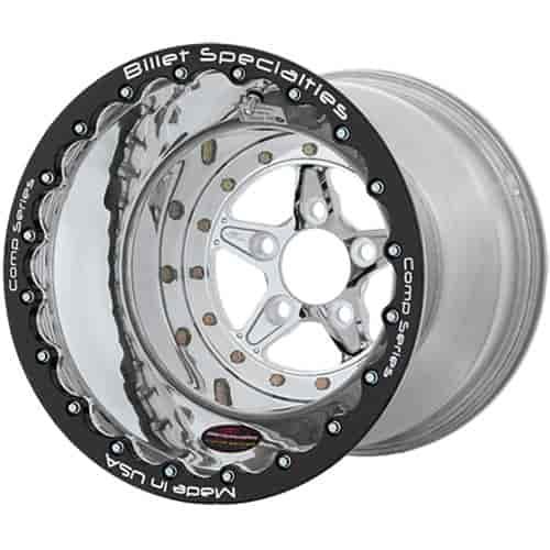 Comp 5 Double Beadlock Polished Wheel