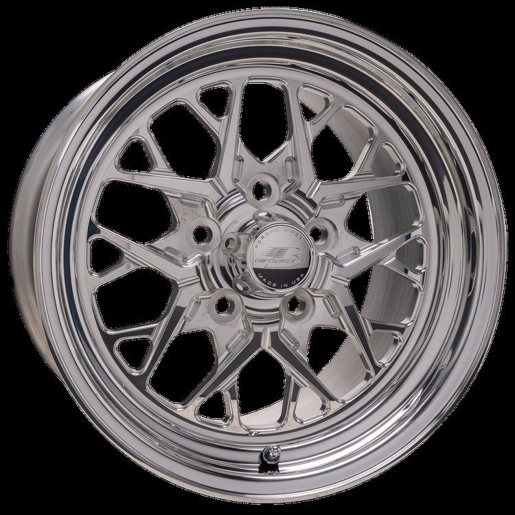 REDLINE Front Wheel, Size: 18" x 5", Bolt Pattern: 5" x 4.75", Offset: 61 mm [Polished]