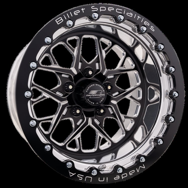 REDLINE Single-Beadlock Wheel, Size: 15" x 12", Bolt Pattern: 5" x 5", Offset: 73 mm [Black]