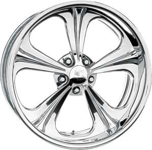 Bullet Series Wheel Size: 17" x 7" Bolt Circle: 5 x 4-1/2" Back Spacing: 4-1/2"