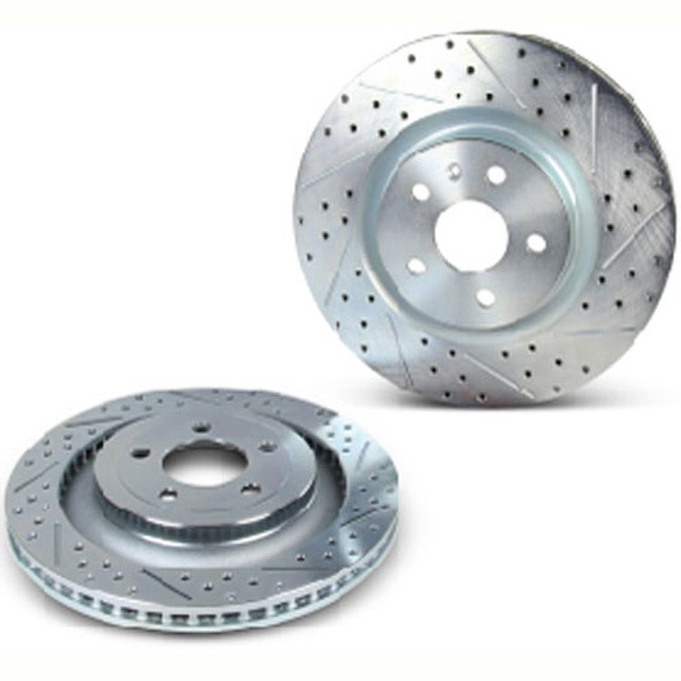 Claw Rotors Front Slot Drill & Zinc-Plated Set