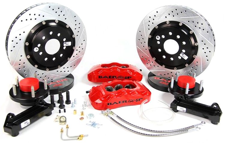 4301336FR 13 in. Pro+ Front Brake Kit [Fire Red, SDZ, Standard Studs]