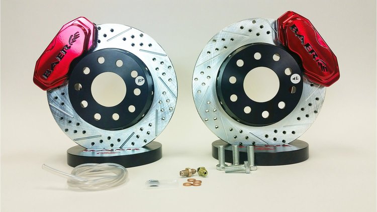 SS4+ Deep Stage Drag Race Front Brake System 2010-2013 Chevy Camaro