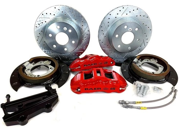 4302135HO 14 in. Extreme Rear Brake Kit [Hugger Orange, SDZ]