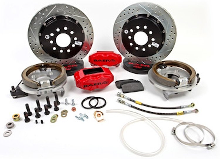 SS4+ Rear Brake Kit 1988-1998 GM C10 Trucks (2WD, 5-Lug) w/ OE 10/12 Bolt C-Clip Rear End