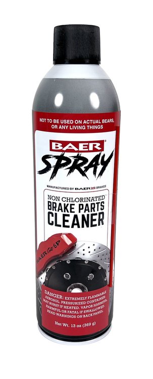 6110028 Baer Spray Brake Cleaner Non-Chlorinated, Technical Grade, 13oz (369g) Can