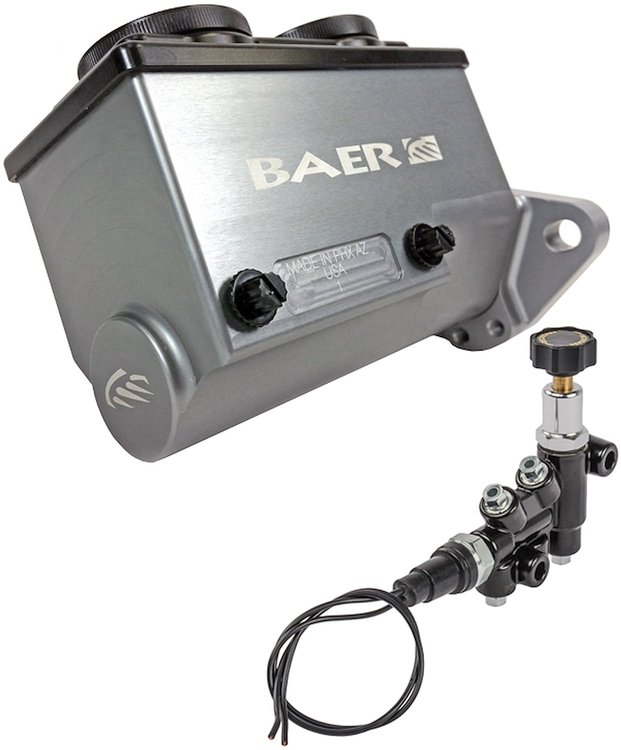 6801262LP ReMaster 2-Bolt Master Cylinder Kit 15/16 in. Bore, Left Port for GM, Ford [Gray]