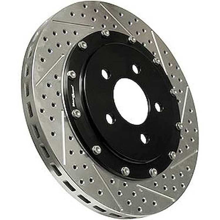 Baer Replacement Rotor Ring- Front Left 2-pc Plain (EXT+ system)