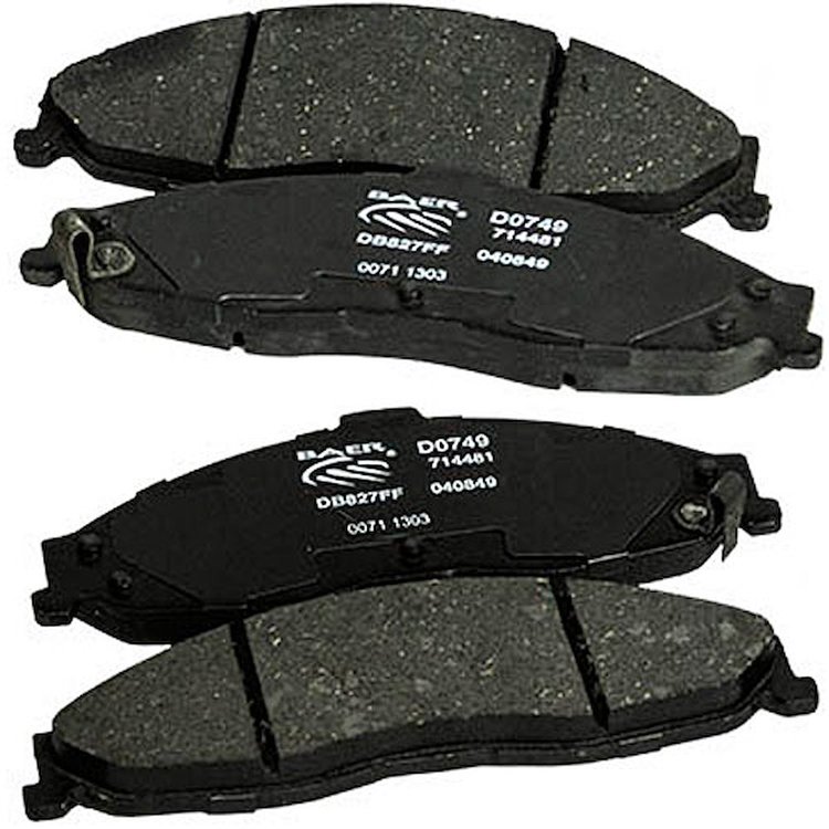 Replacement Brake Pads Fitment: Baer Track4 (T4) Calipers