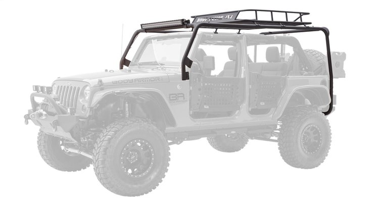 Roof Cargo Rack for 2007-2017 Jeep Wrangler JK 2-Door