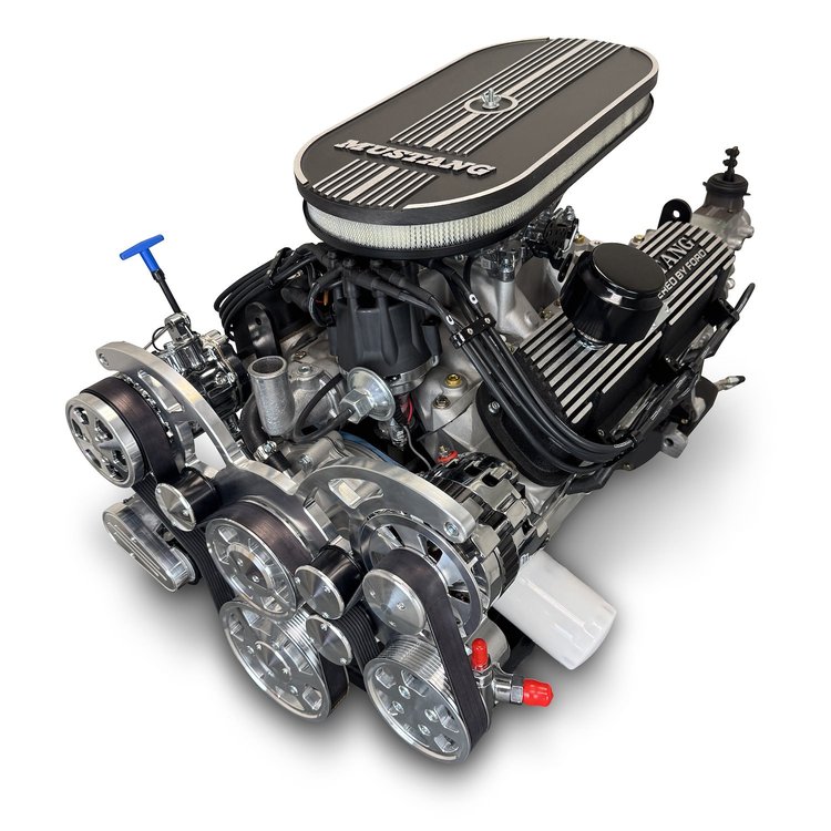 B347FKTKXM Mustang Edition Ford Compatible, EFI, Polished Kit