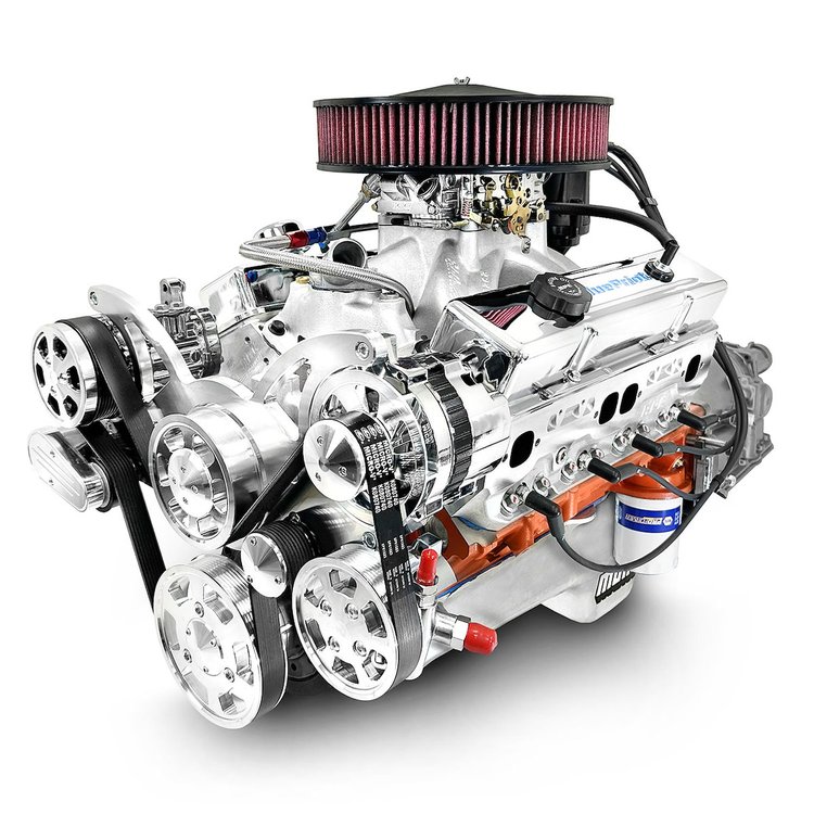 B454FK700 Standard Edition GM Compatible Builder Series, EFI, Polished Pulley Kit