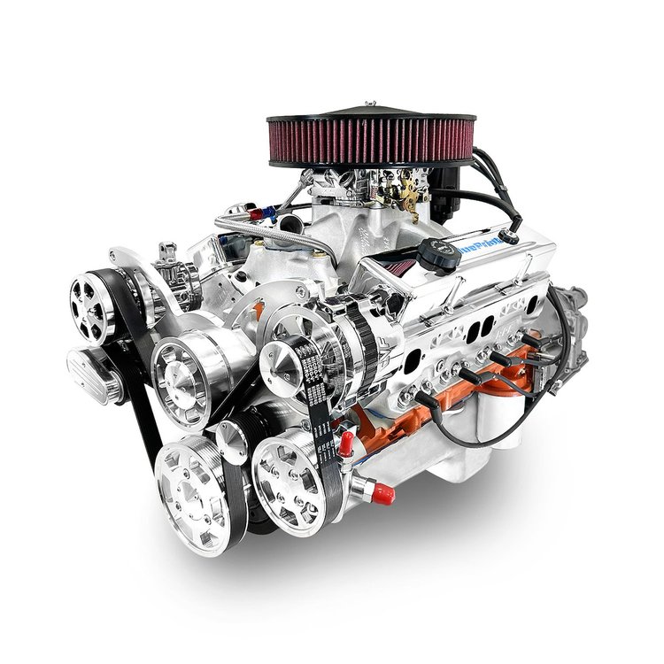 B454FKTKX Standard Edition GM Compatible Builder Series, EFI, Polished Pulley Kit