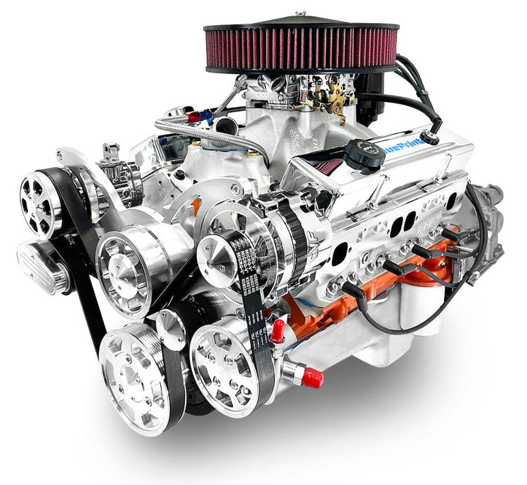 B454K700 Standard Edition GM Compatible Builder Series, Carb, Polished Pulley Kit