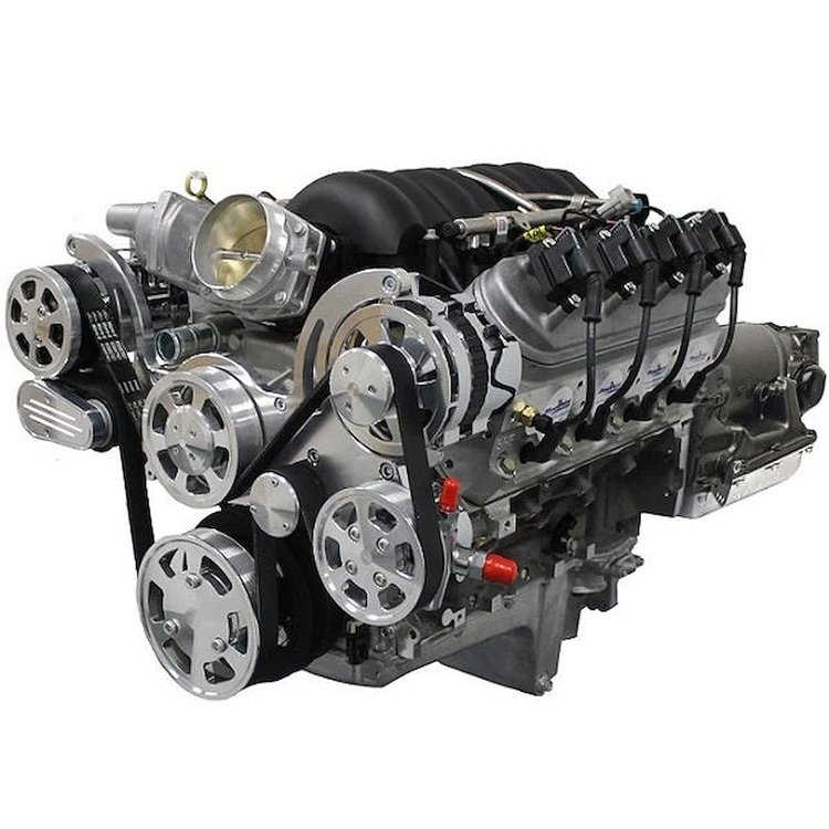 BLS3768K4X4 Truck Edition GM LS Compatible Builder Series, EFI, Natural Pulley Kit