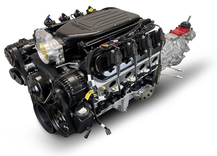 BLS4278KBT56 Standard Edition GM LS Compatible Builder Series, EFI, Black Pulley Kit